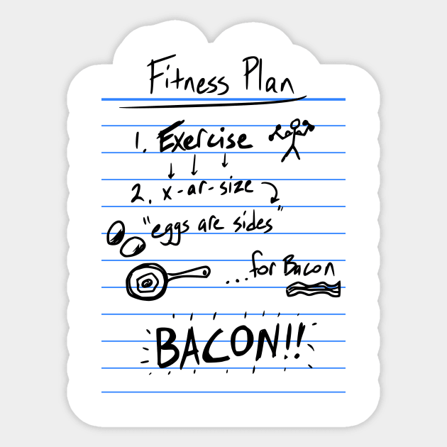 Fitness Plan Sticker by haxrox